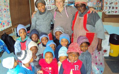 Beanie hats for the Sibabalwe Seedlings Kids